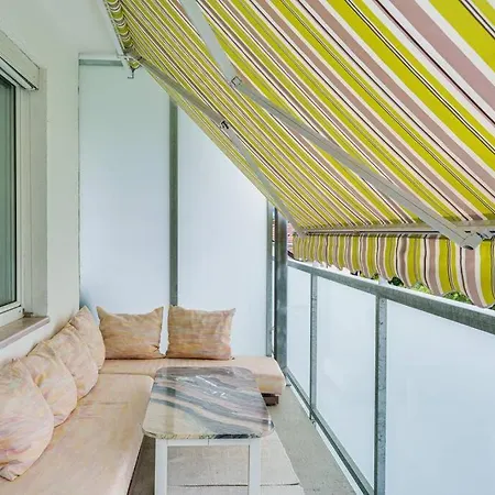 With Comfy Balcony Apartment *